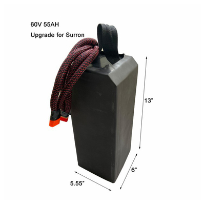 подъем блока батарей NMC иона 60v 55ah 72v 32ah 40ah Li для пчелы света Sur Рон