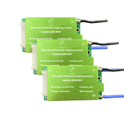 Батарея BMS иона ODM 0.065mm Li, PCB BMS 10S 36V 15A батареи лития