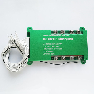 Выдержите тип винта батареи BMS общий гаван 16S 48V 100A BMS 85v LiFePO4