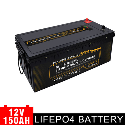 Блок батарей лития LiFePO4 длинной жизни 12v 150ah перезаряжаемые для солнечной энергии RV