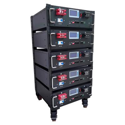 Система накопления энергии дома LFP, батарея держателя шкафа Lifepo4 51.2v 100ah