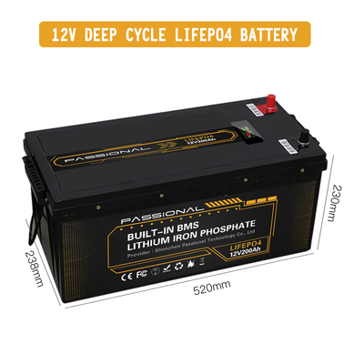батарея 12V LiFePO4   200Ah