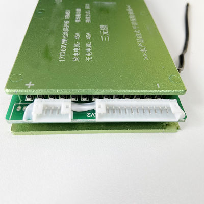 3.7V порт доски BMS 17S 60V 45A предохранения от иона PCB Li общий с балансом