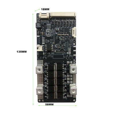Доска предохранения от батареи лития BMS 13S 48V 100A 200A HASL 135*58*18mm