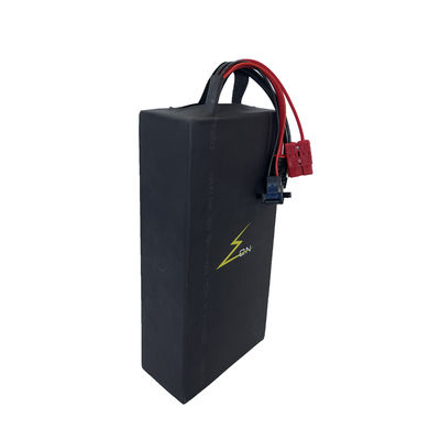 Черный блок батарей 21700 лития 60v 53ah 16S11P LiFePO4